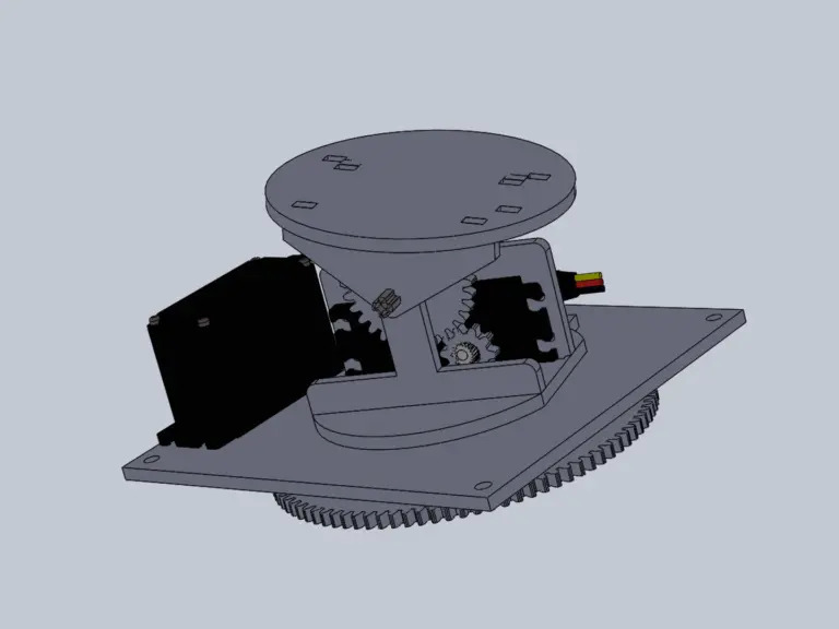 Rubber Band Turret: CAD and laser cutting 1