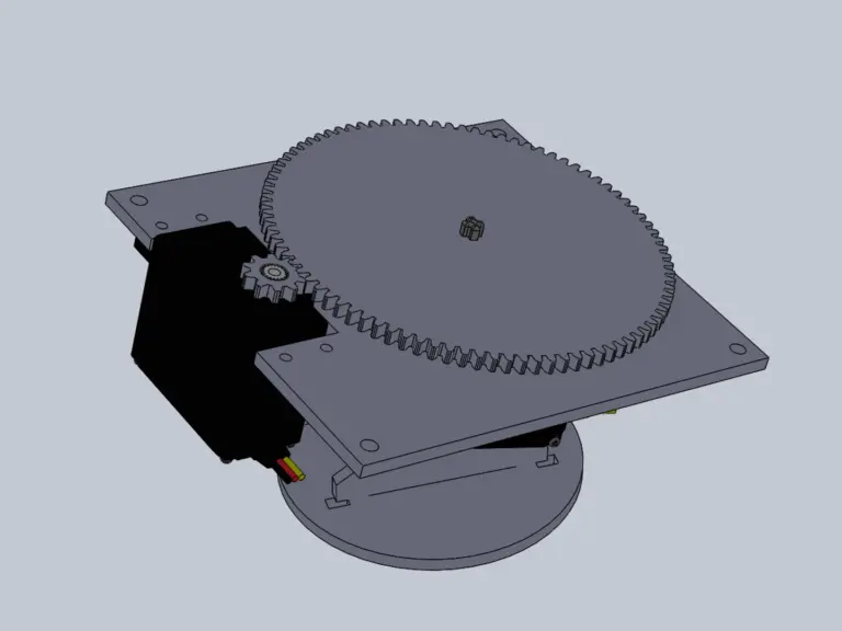 Rubber Band Turret: CAD and laser cutting 2