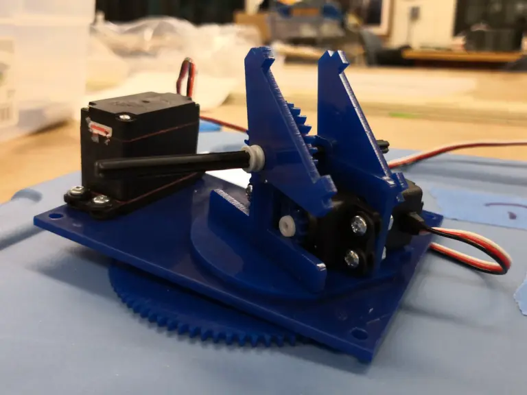 Rubber Band Turret: CAD and laser cutting 4