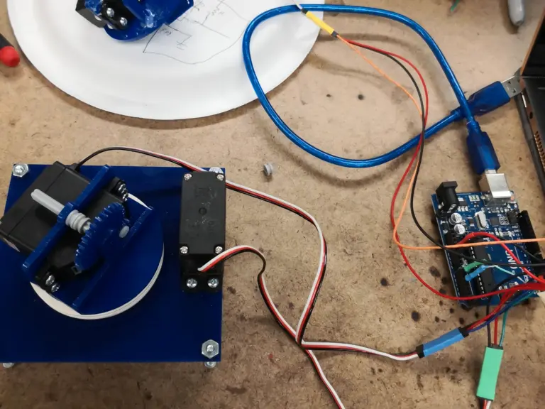 Rubber Band Turret: CAD and laser cutting 6