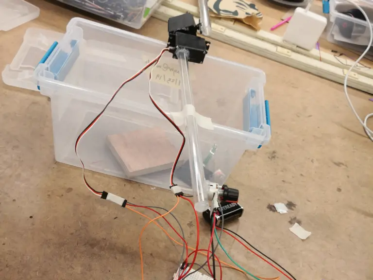 Rubber Band Turret: Rough prototyping 1